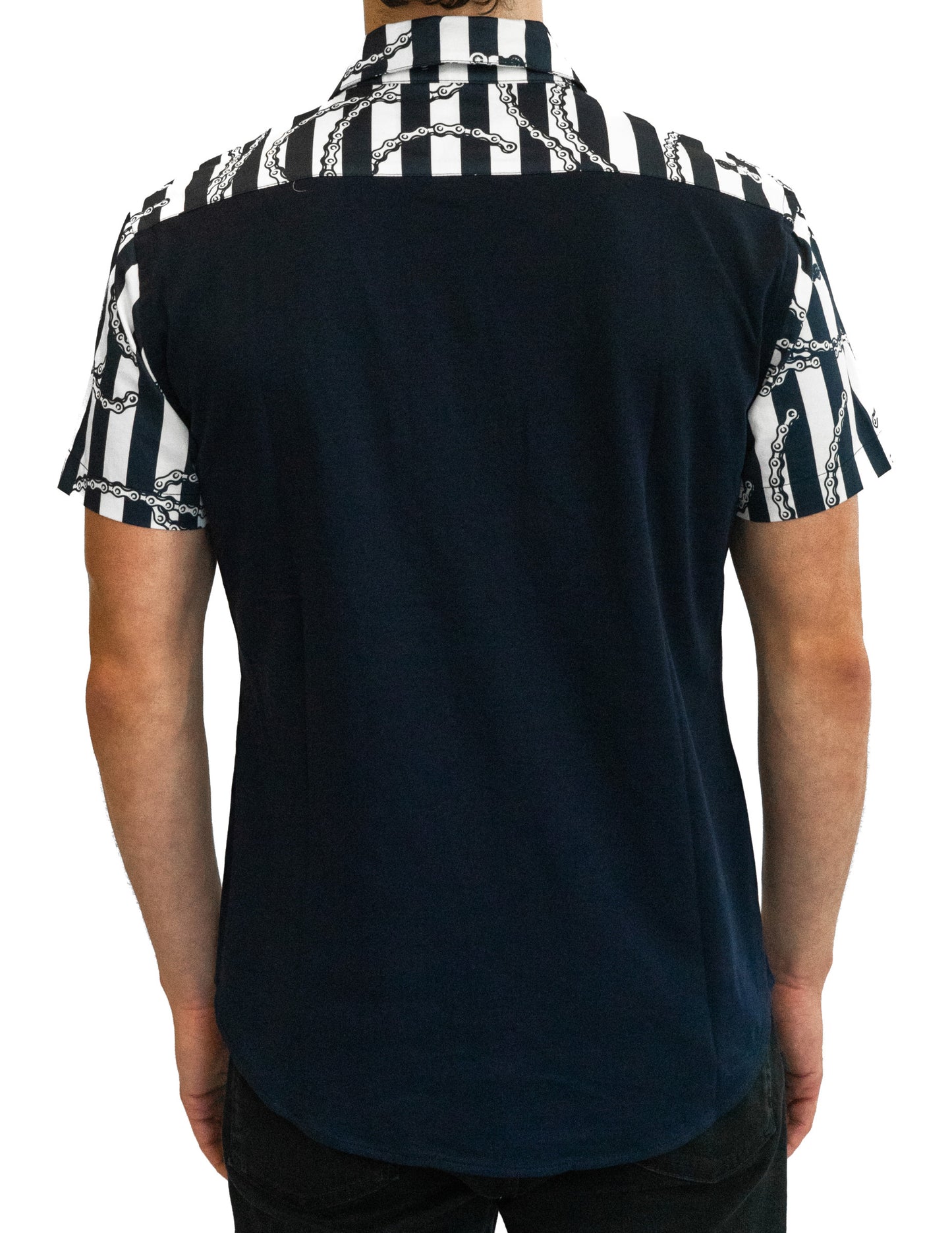 CHAIN STRIPED SHIRT