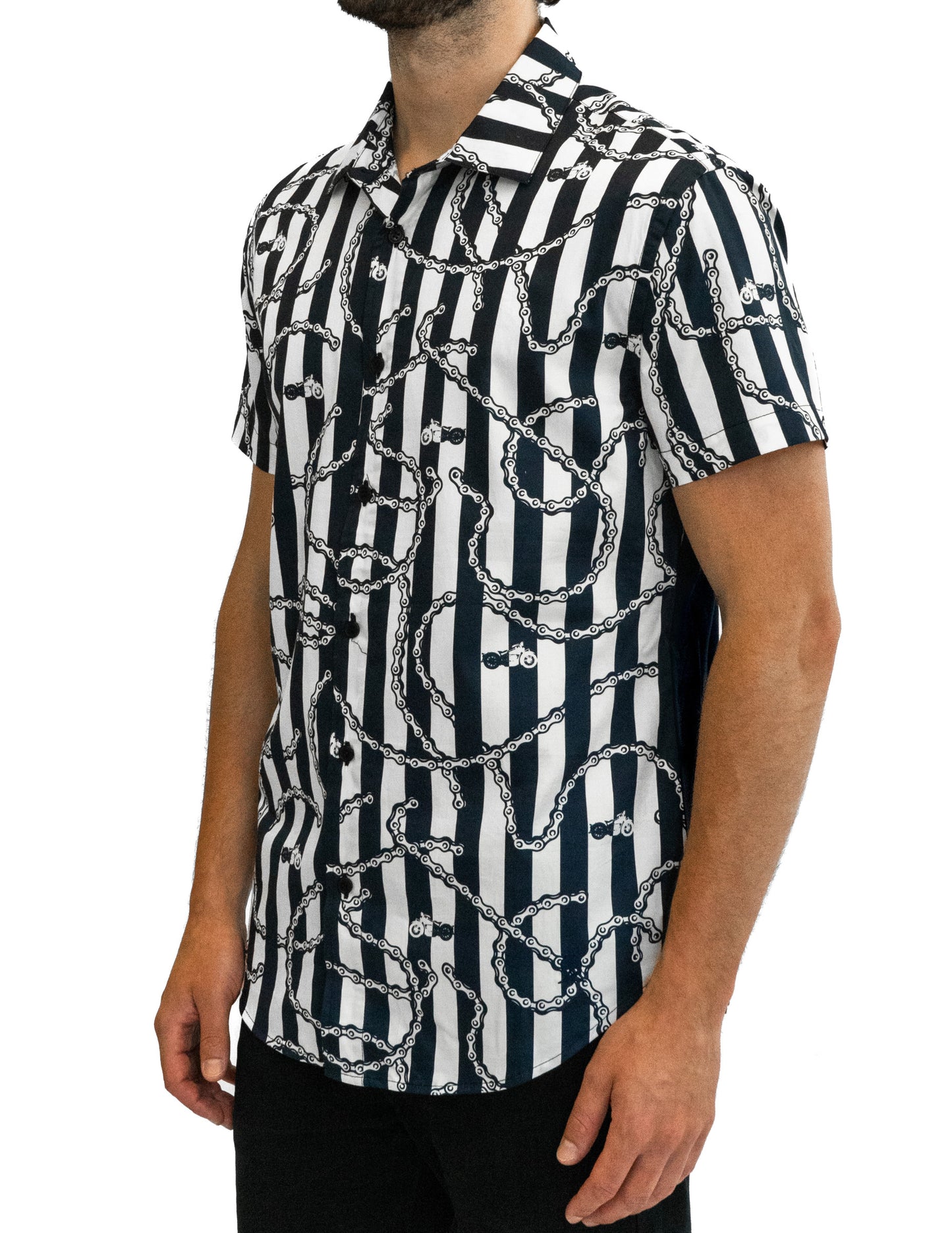 CHAIN STRIPED SHIRT