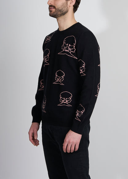 CRWTH SKULL SWEATER - CRWTH