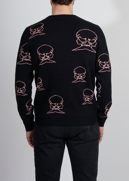 CRWTH SKULL SWEATER - CRWTH